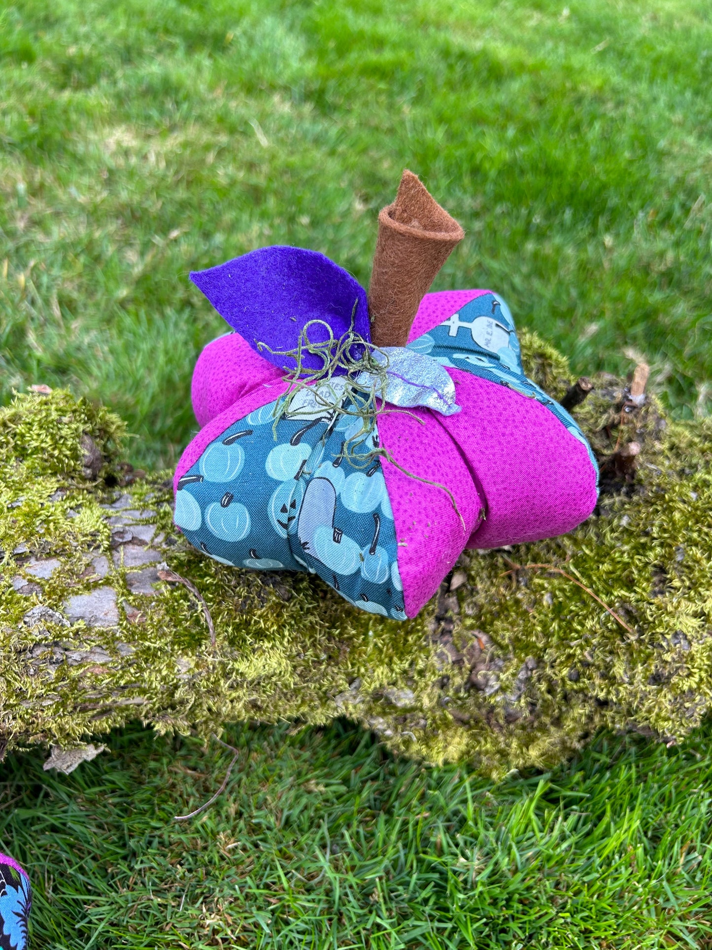 Small Patchwork Pumpkins