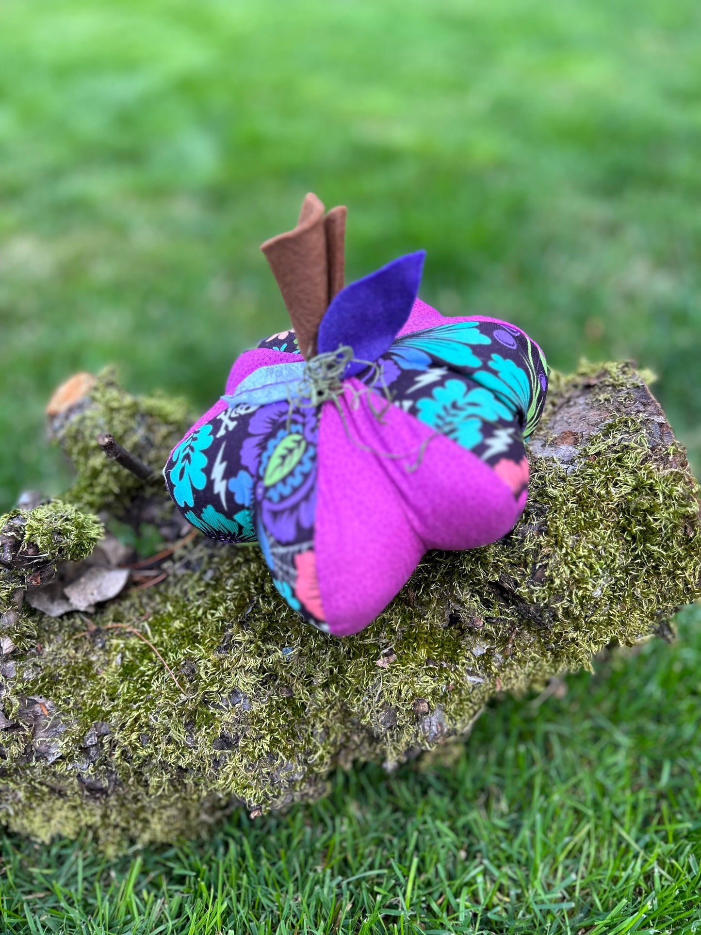 Small Patchwork Pumpkins