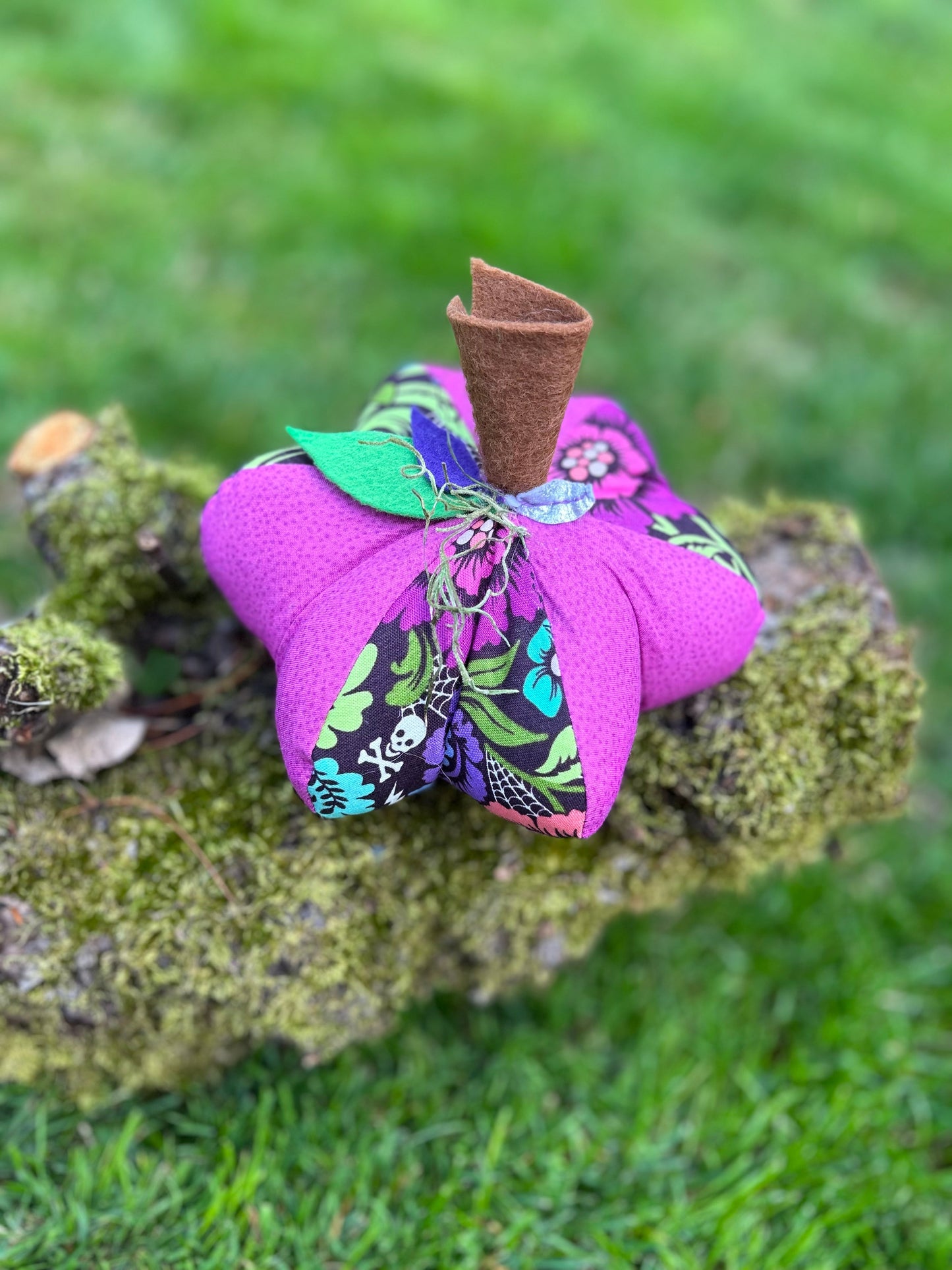 Small Patchwork Pumpkins