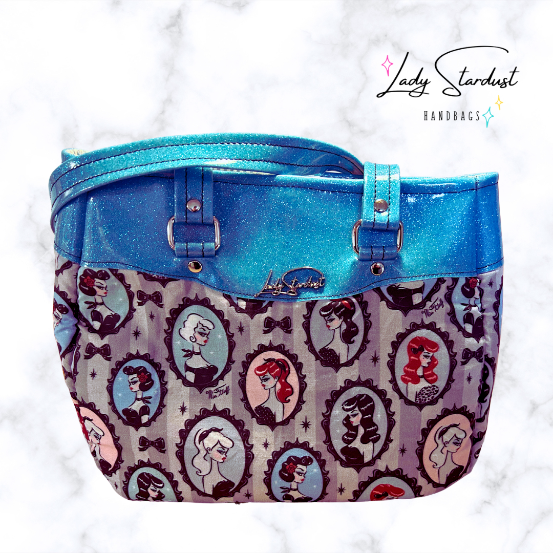 Pin-up Cameo Girls Shoulder Bag
