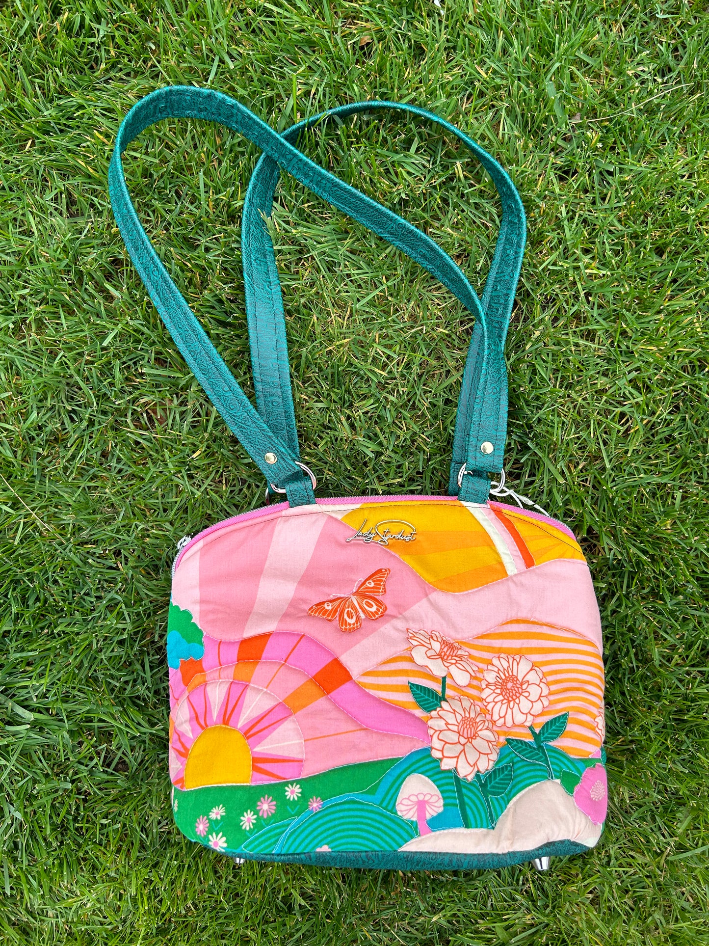 Quilted Sunrise Shoulder Bag