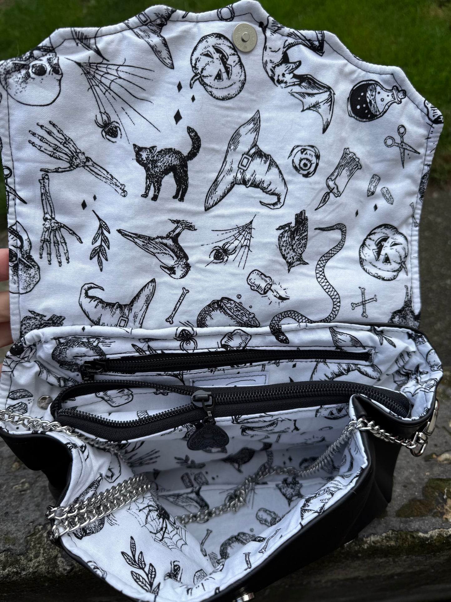 Glitter Web Crossbody