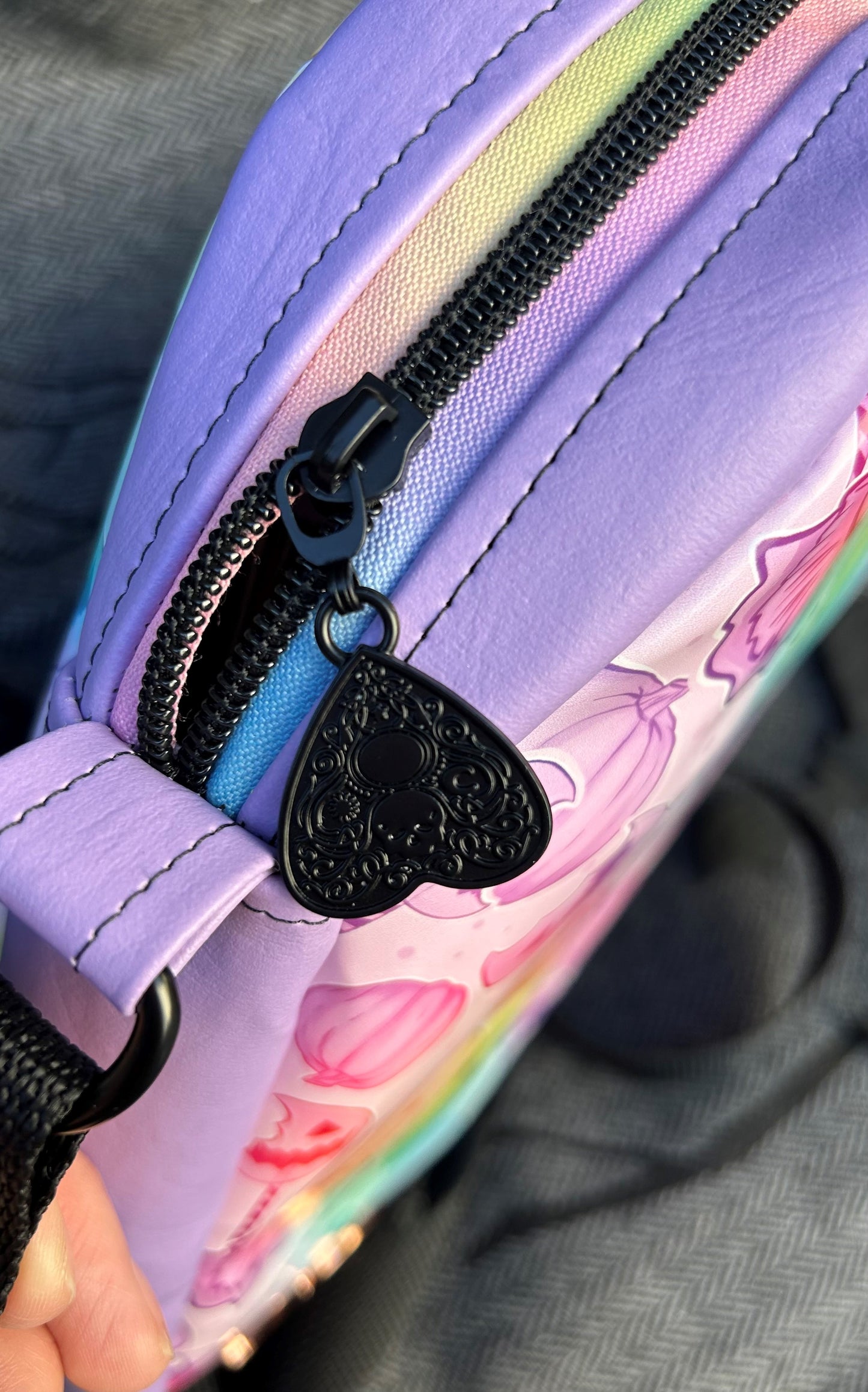 Pastel Trick or Treat Coffin Crossbody
