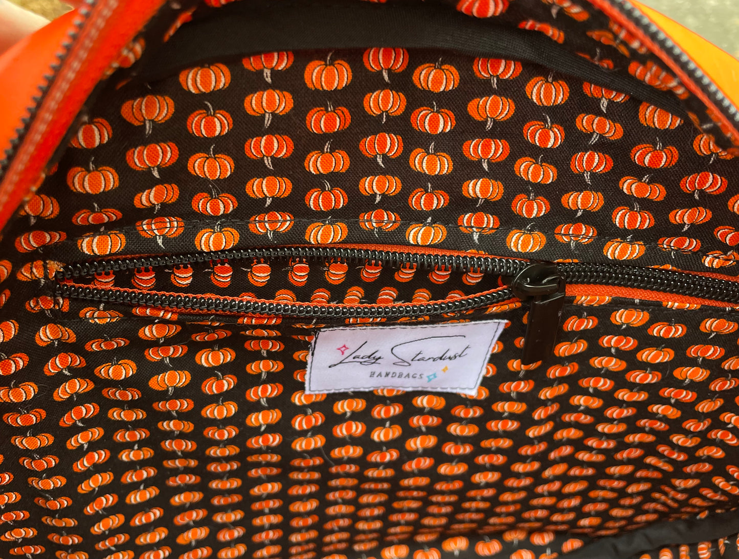 Ready to Ship : Scream Queen Pumpkin Bag with LIGHTS!