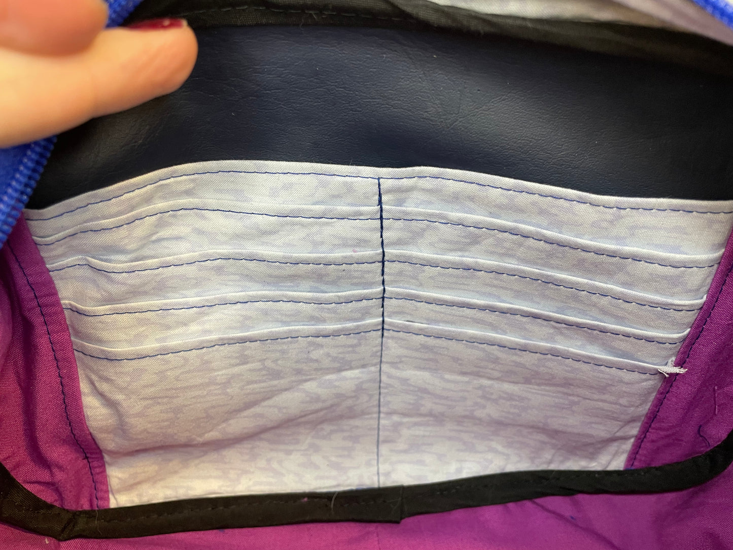 Navy Swallow Crossbody
