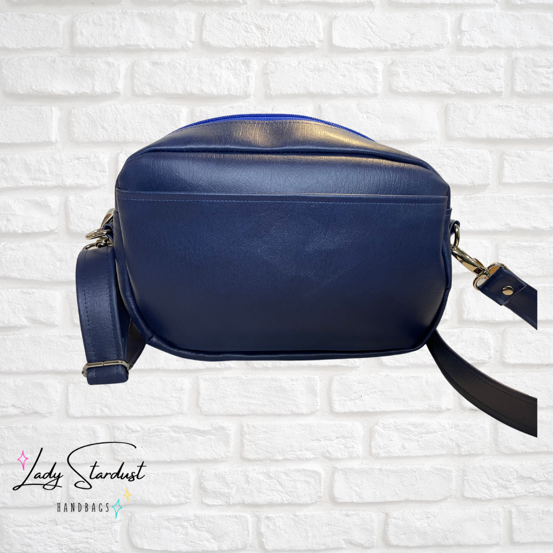 Navy Swallow Crossbody