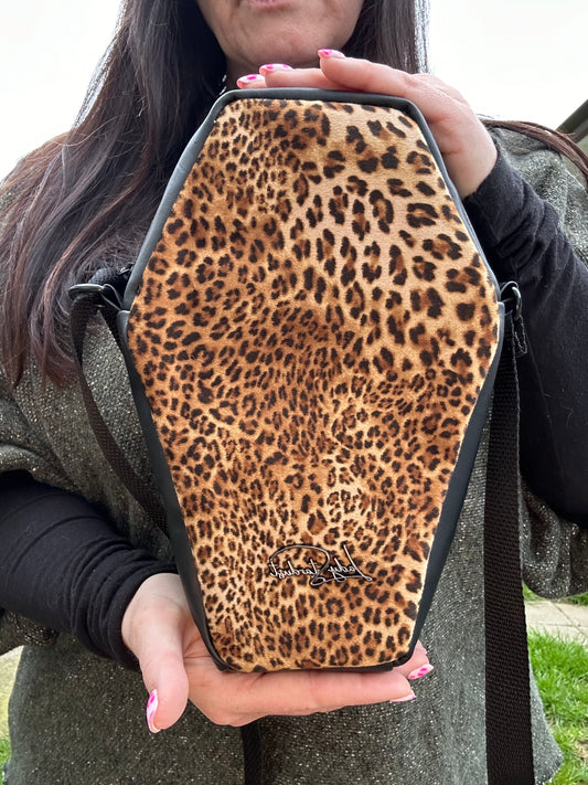 Leopard Coffin Crossbody