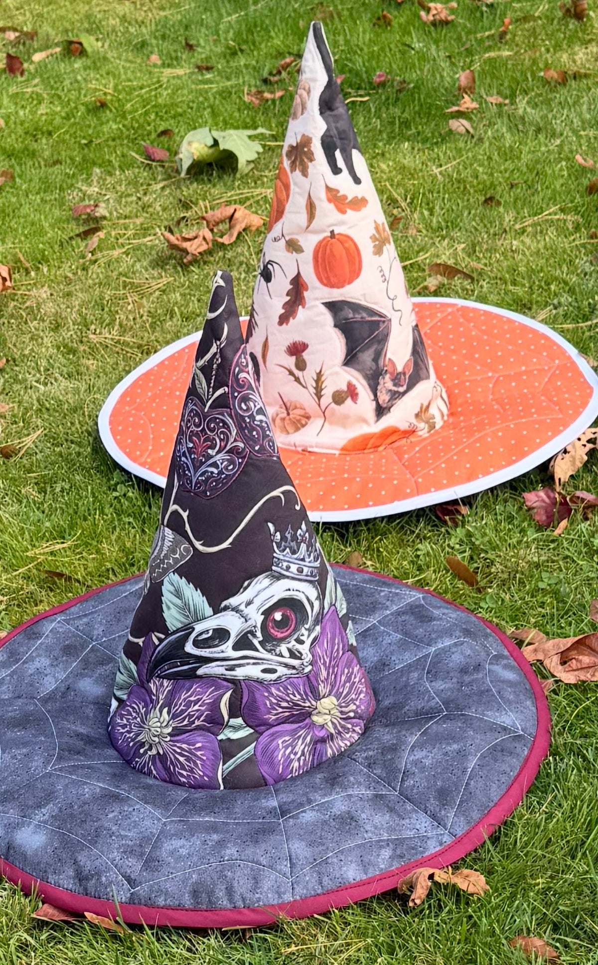Quilted Witch Hats (Detailed quilting)