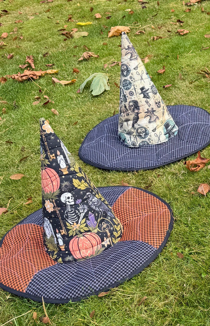 Quilted Witch Hats (Detailed quilting)