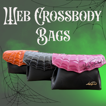 Glitter Web Crossbody