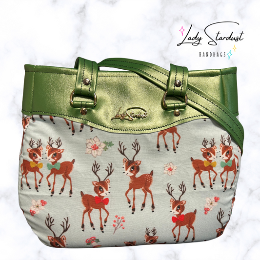 Vintage Reindeer Shoulder Bag