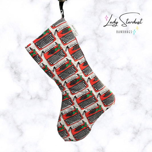 Christmas Typewriters Stocking