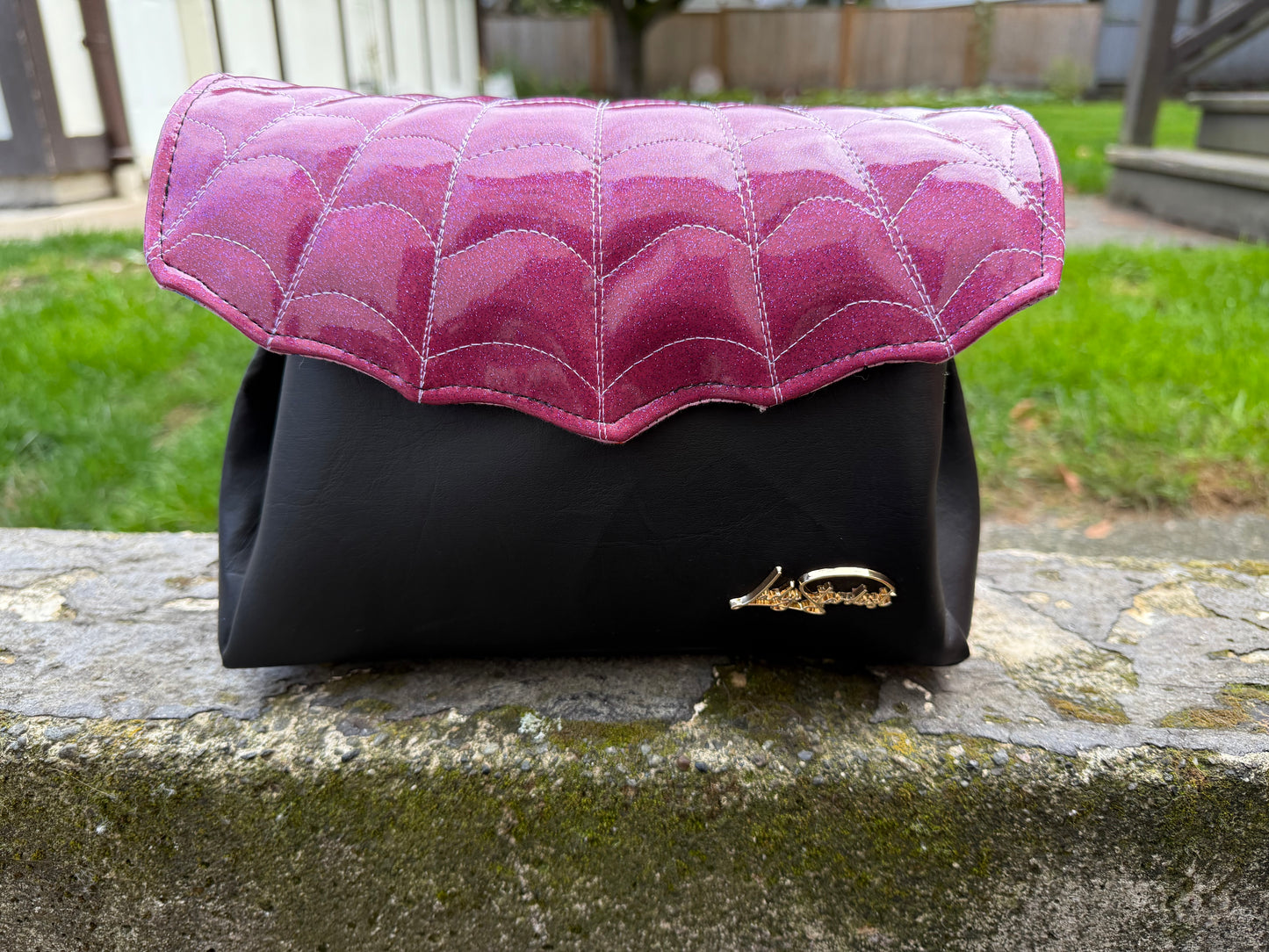 Glitter Web Crossbody