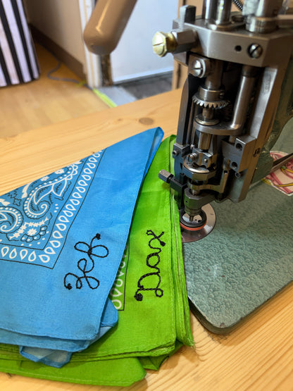 Custom Chainstitch Bandanna