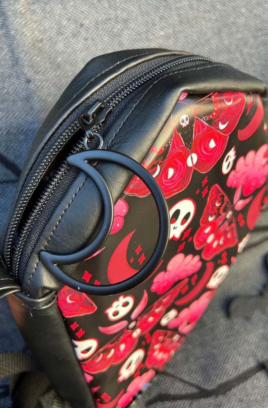 Death Moth Coffin Crossbody